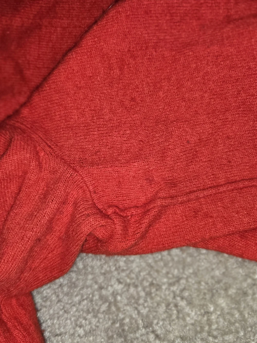 Banana Republic Red Cashmere Crewneck Sweater